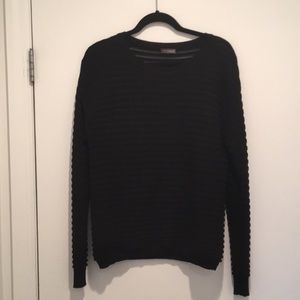 Vince Camuto sheer black shirt